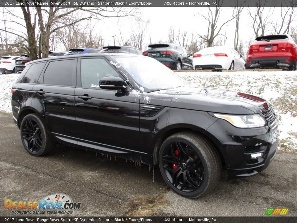 2017 Land Rover Range Rover Sport HSE Dynamic Santorini Black / Ebony/Ebony Photo #1