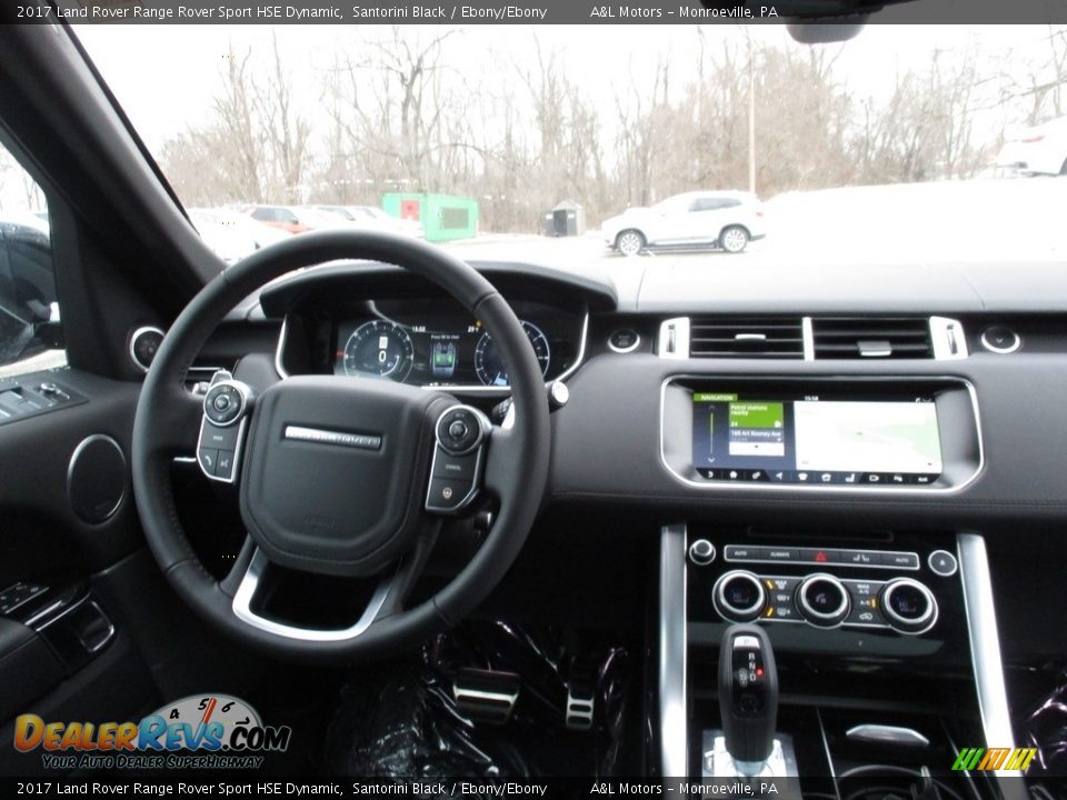 2017 Land Rover Range Rover Sport HSE Dynamic Santorini Black / Ebony/Ebony Photo #4