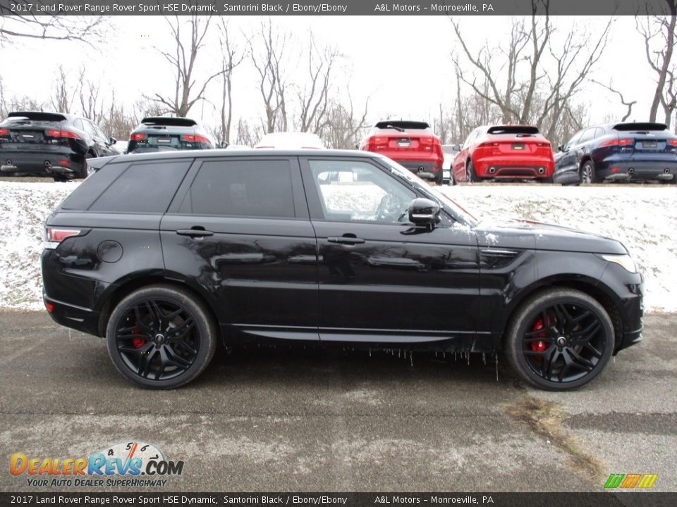 2017 Land Rover Range Rover Sport HSE Dynamic Santorini Black / Ebony/Ebony Photo #10