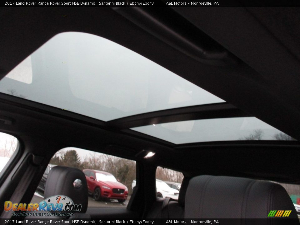 2017 Land Rover Range Rover Sport HSE Dynamic Santorini Black / Ebony/Ebony Photo #14