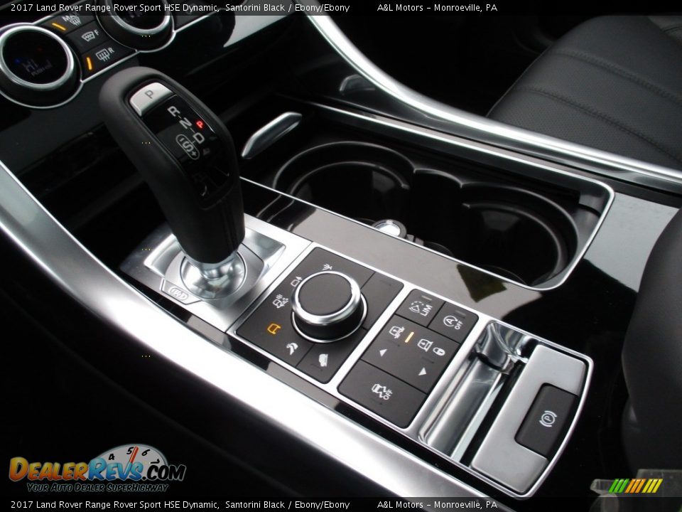 2017 Land Rover Range Rover Sport HSE Dynamic Santorini Black / Ebony/Ebony Photo #16