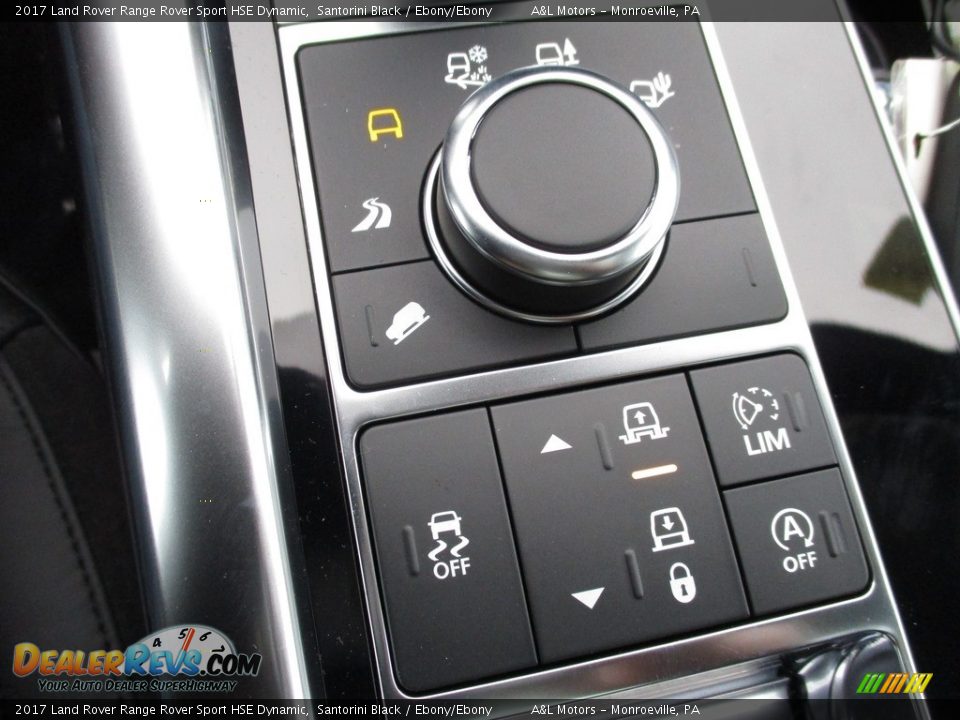 2017 Land Rover Range Rover Sport HSE Dynamic Santorini Black / Ebony/Ebony Photo #18