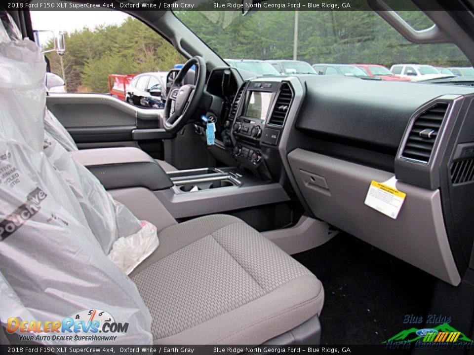 2018 Ford F150 XLT SuperCrew 4x4 Oxford White / Earth Gray Photo #11