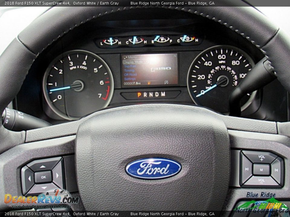 2018 Ford F150 XLT SuperCrew 4x4 Oxford White / Earth Gray Photo #16