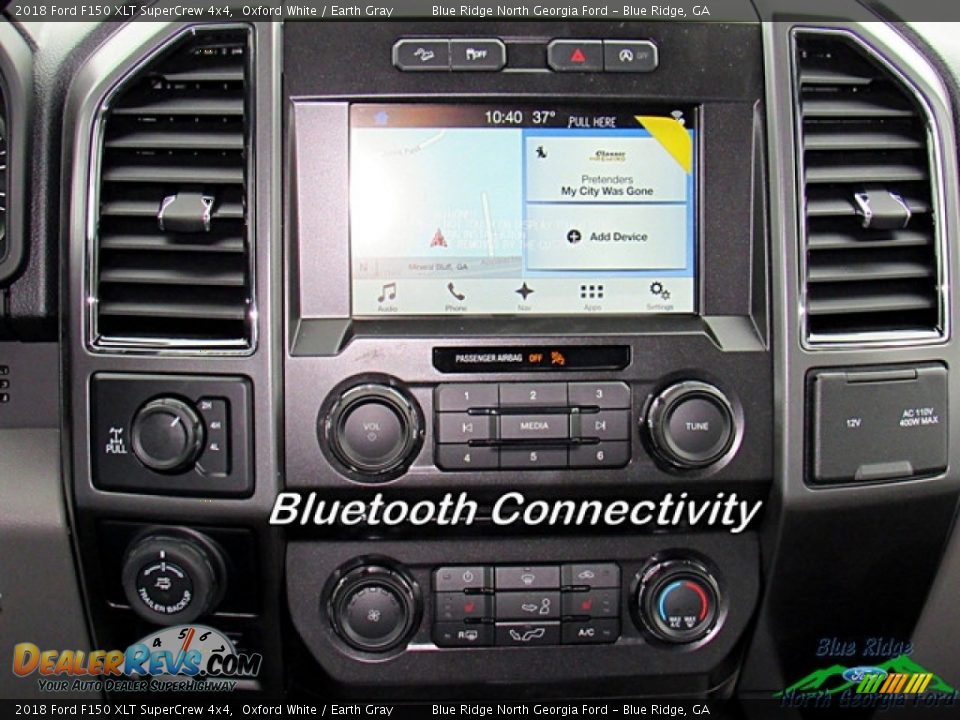 2018 Ford F150 XLT SuperCrew 4x4 Oxford White / Earth Gray Photo #17