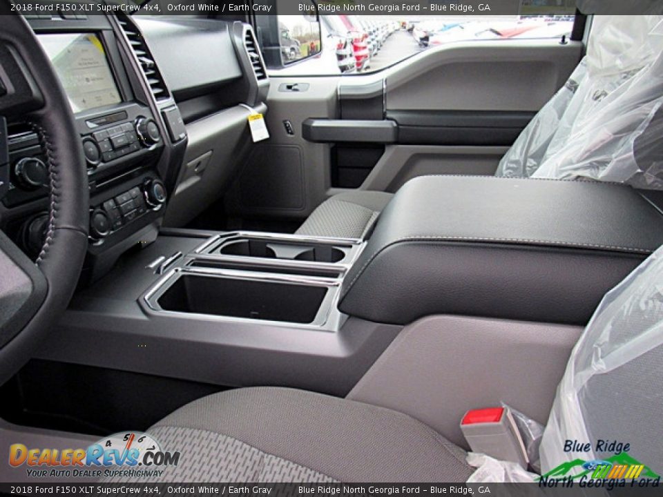 2018 Ford F150 XLT SuperCrew 4x4 Oxford White / Earth Gray Photo #24