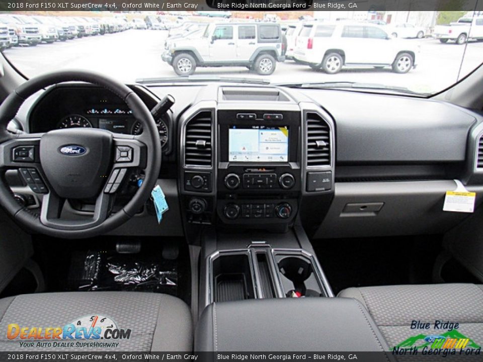2018 Ford F150 XLT SuperCrew 4x4 Oxford White / Earth Gray Photo #26