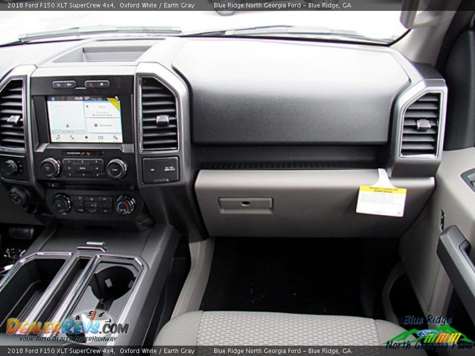 2018 Ford F150 XLT SuperCrew 4x4 Oxford White / Earth Gray Photo #27