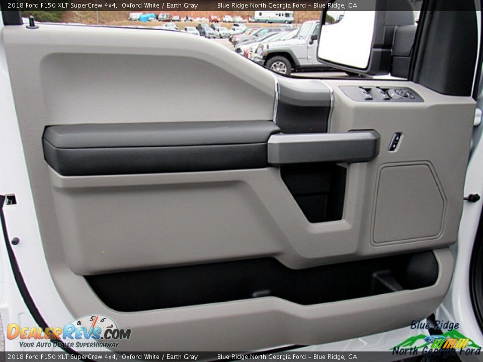 2018 Ford F150 XLT SuperCrew 4x4 Oxford White / Earth Gray Photo #29