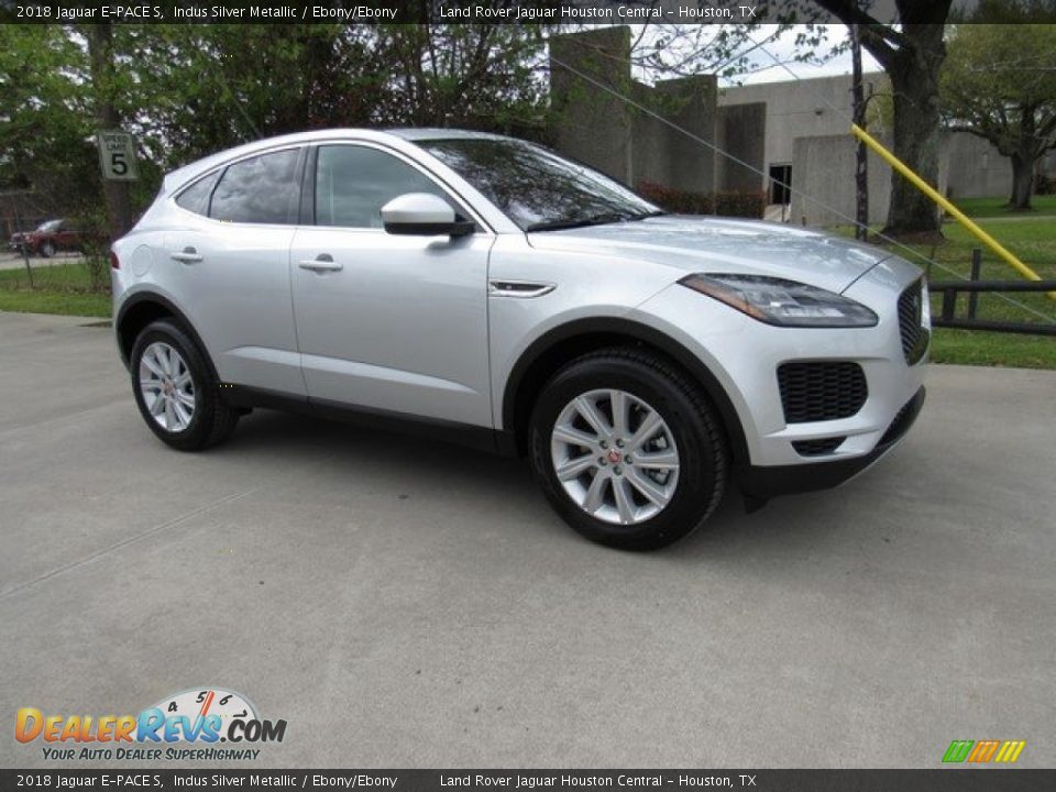 2018 Jaguar E-PACE S Indus Silver Metallic / Ebony/Ebony Photo #1
