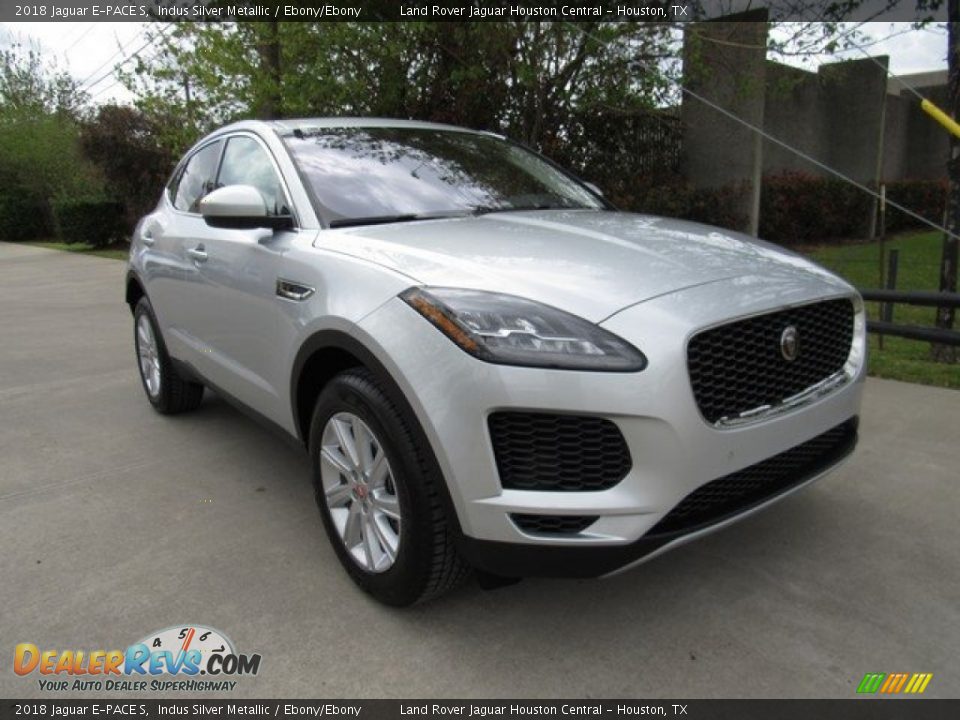 2018 Jaguar E-PACE S Indus Silver Metallic / Ebony/Ebony Photo #2