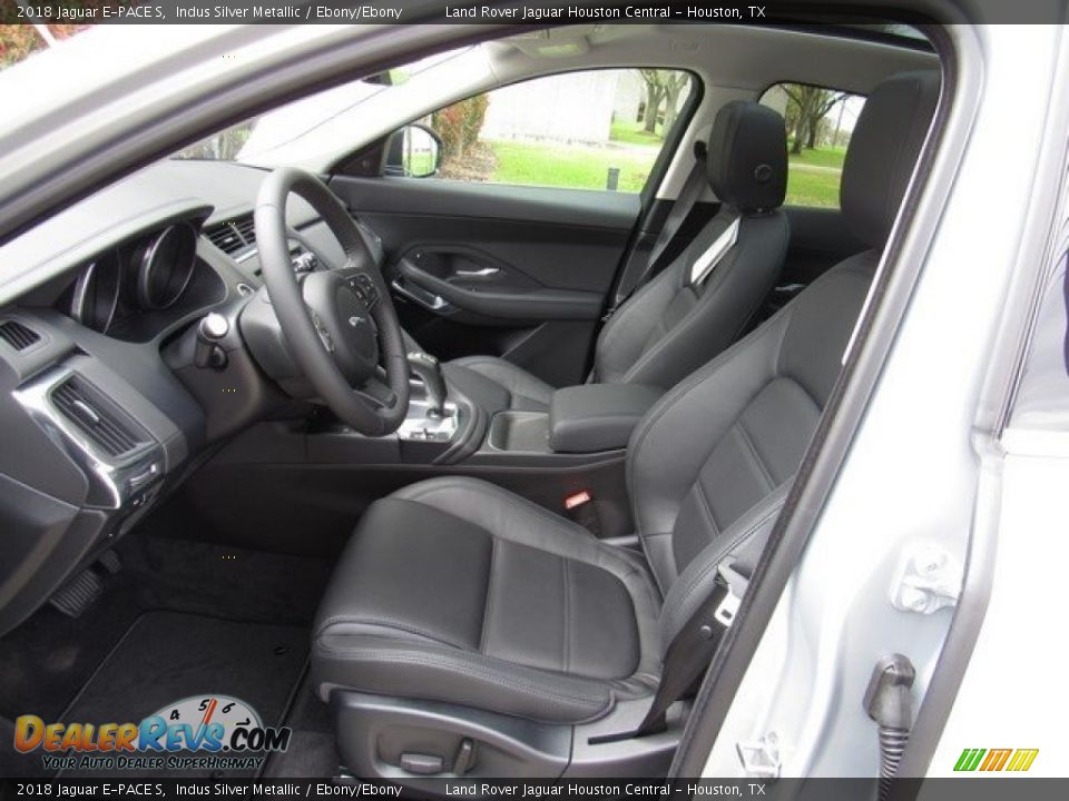 2018 Jaguar E-PACE S Indus Silver Metallic / Ebony/Ebony Photo #3
