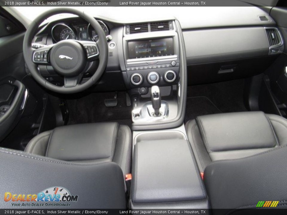 2018 Jaguar E-PACE S Indus Silver Metallic / Ebony/Ebony Photo #4