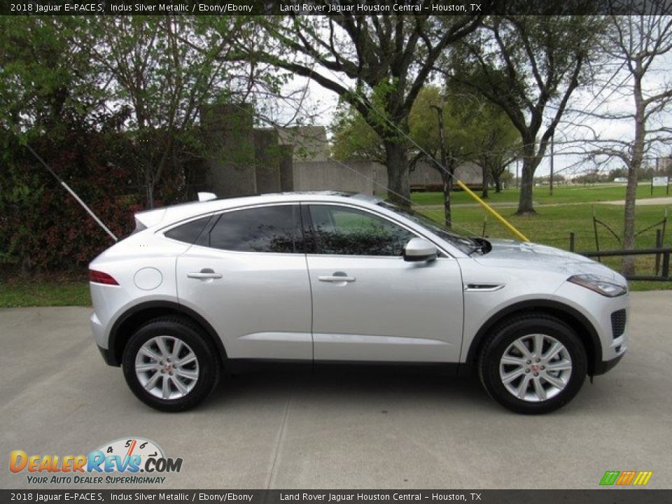 2018 Jaguar E-PACE S Indus Silver Metallic / Ebony/Ebony Photo #6