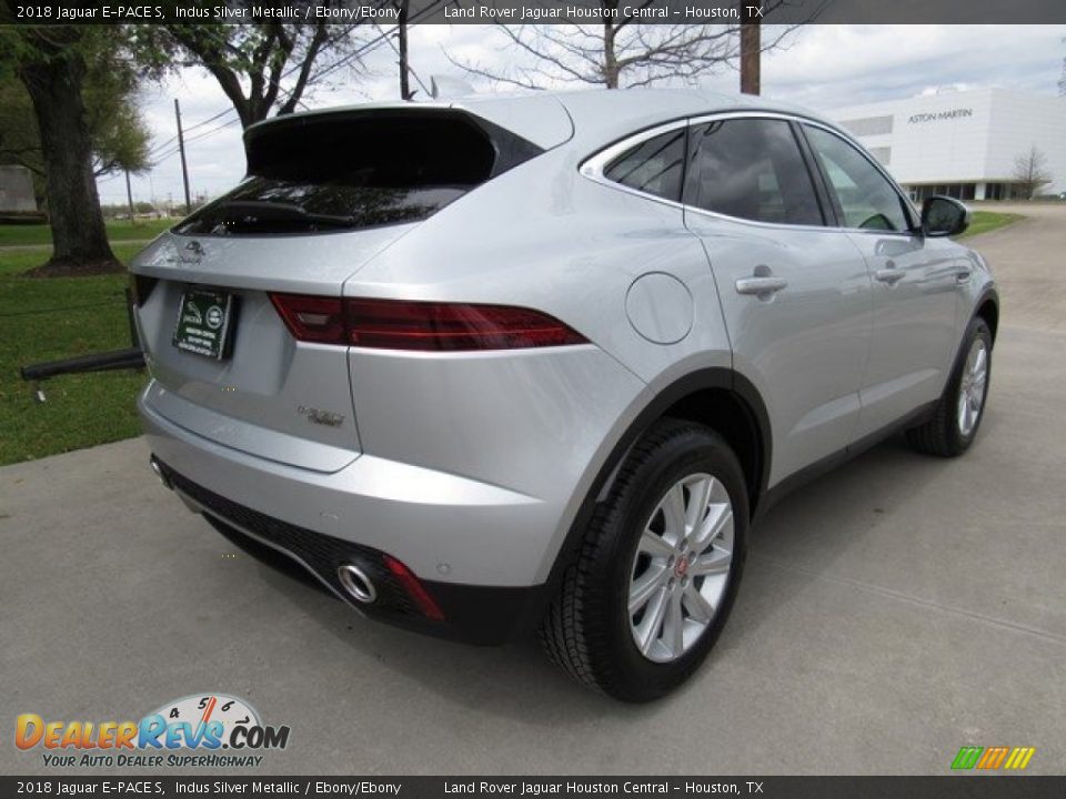 2018 Jaguar E-PACE S Indus Silver Metallic / Ebony/Ebony Photo #7