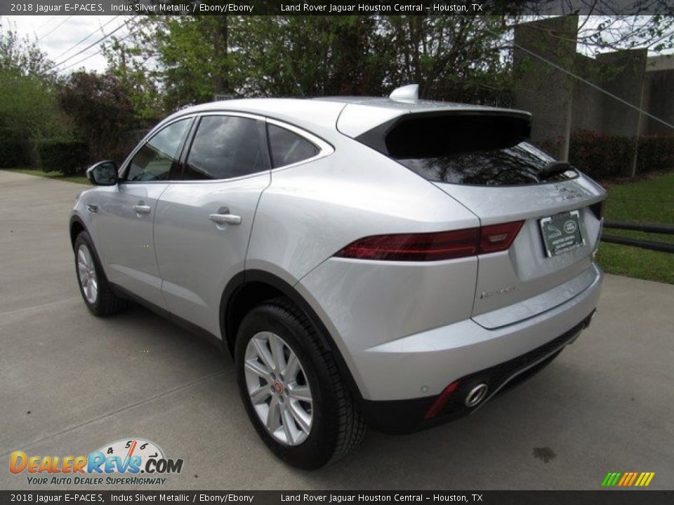 2018 Jaguar E-PACE S Indus Silver Metallic / Ebony/Ebony Photo #12