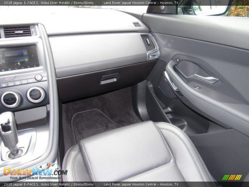 2018 Jaguar E-PACE S Indus Silver Metallic / Ebony/Ebony Photo #15