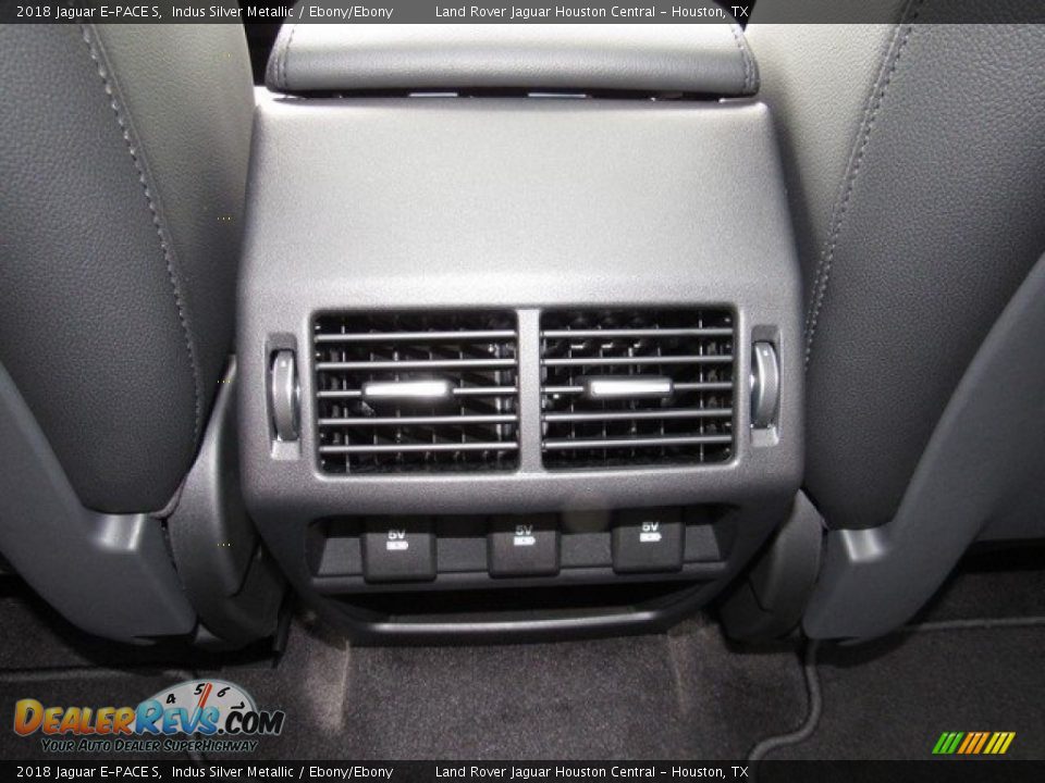 2018 Jaguar E-PACE S Indus Silver Metallic / Ebony/Ebony Photo #16