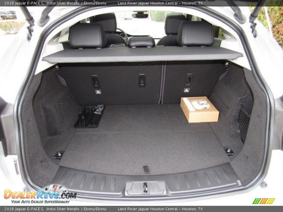 2018 Jaguar E-PACE S Indus Silver Metallic / Ebony/Ebony Photo #17