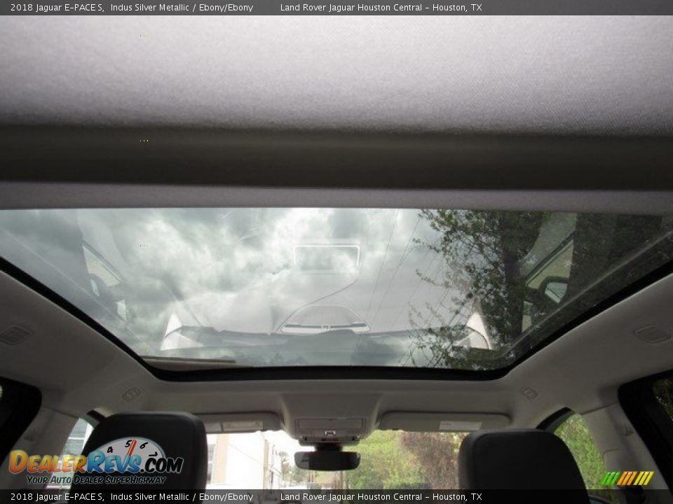 2018 Jaguar E-PACE S Indus Silver Metallic / Ebony/Ebony Photo #18
