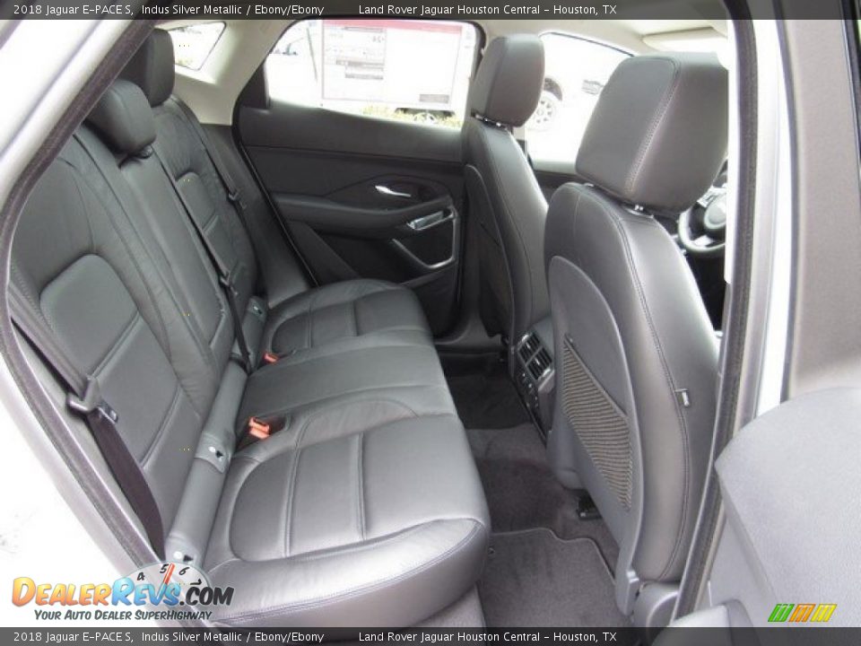2018 Jaguar E-PACE S Indus Silver Metallic / Ebony/Ebony Photo #19