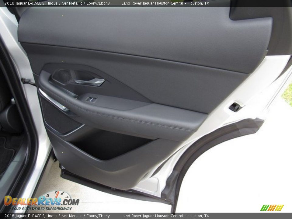2018 Jaguar E-PACE S Indus Silver Metallic / Ebony/Ebony Photo #22