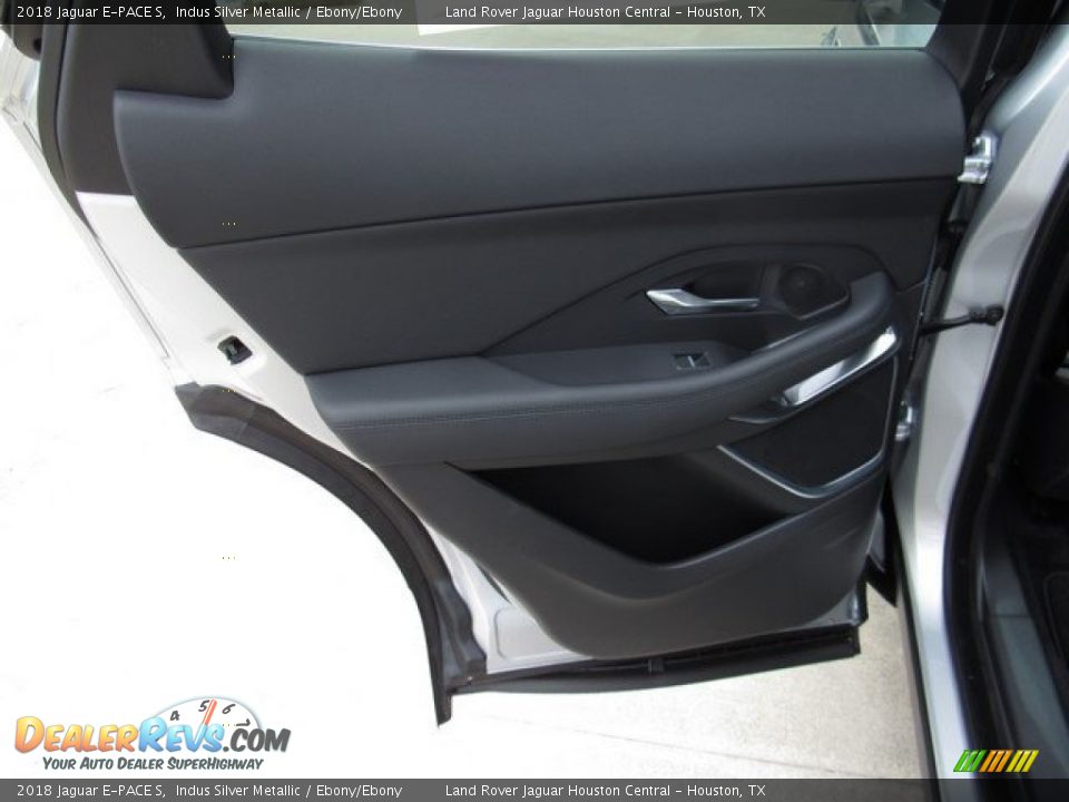 2018 Jaguar E-PACE S Indus Silver Metallic / Ebony/Ebony Photo #23