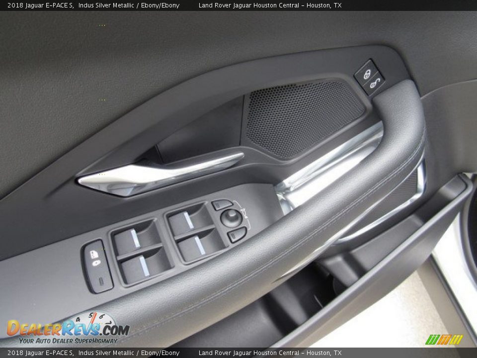 2018 Jaguar E-PACE S Indus Silver Metallic / Ebony/Ebony Photo #25