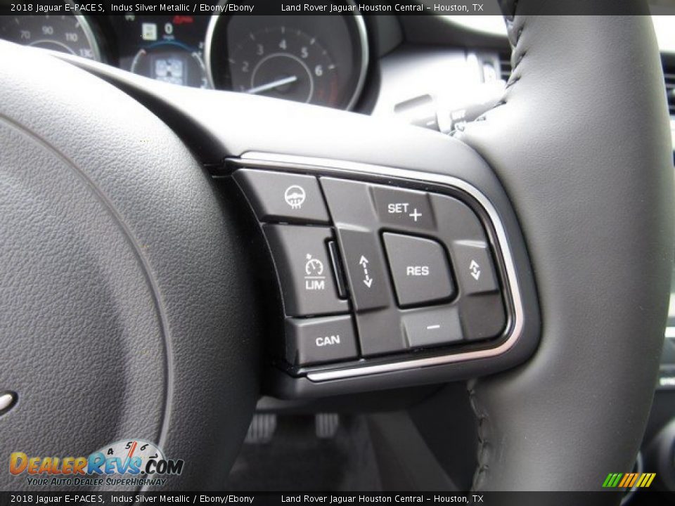 2018 Jaguar E-PACE S Indus Silver Metallic / Ebony/Ebony Photo #29