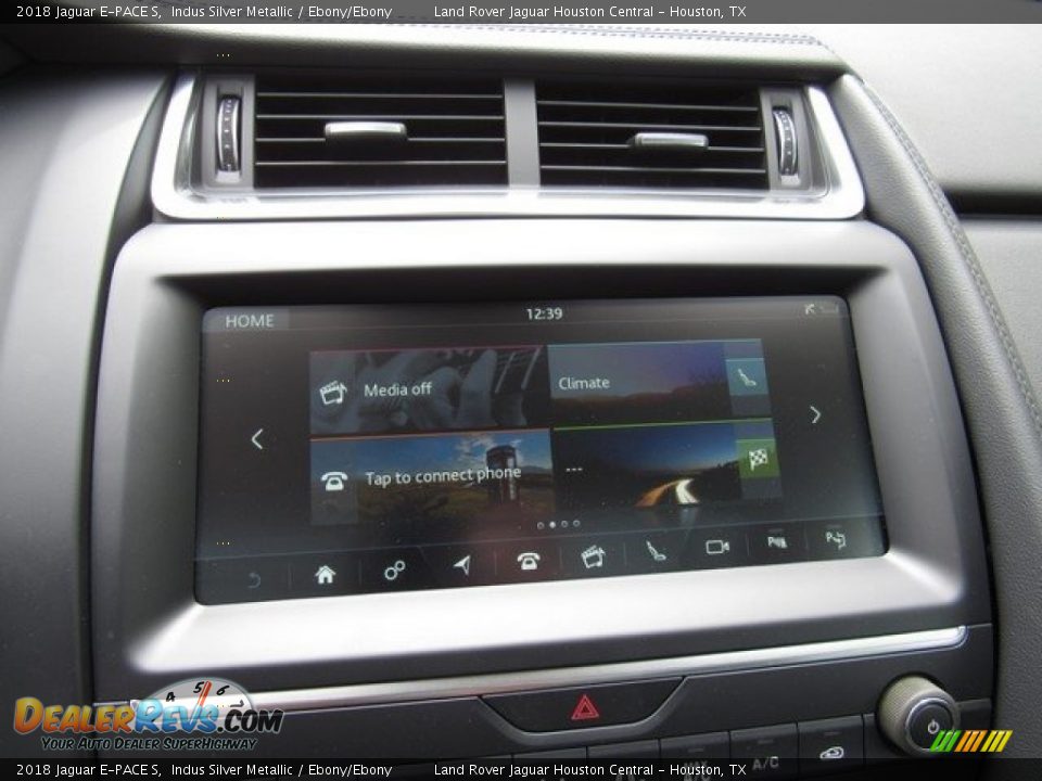 2018 Jaguar E-PACE S Indus Silver Metallic / Ebony/Ebony Photo #31