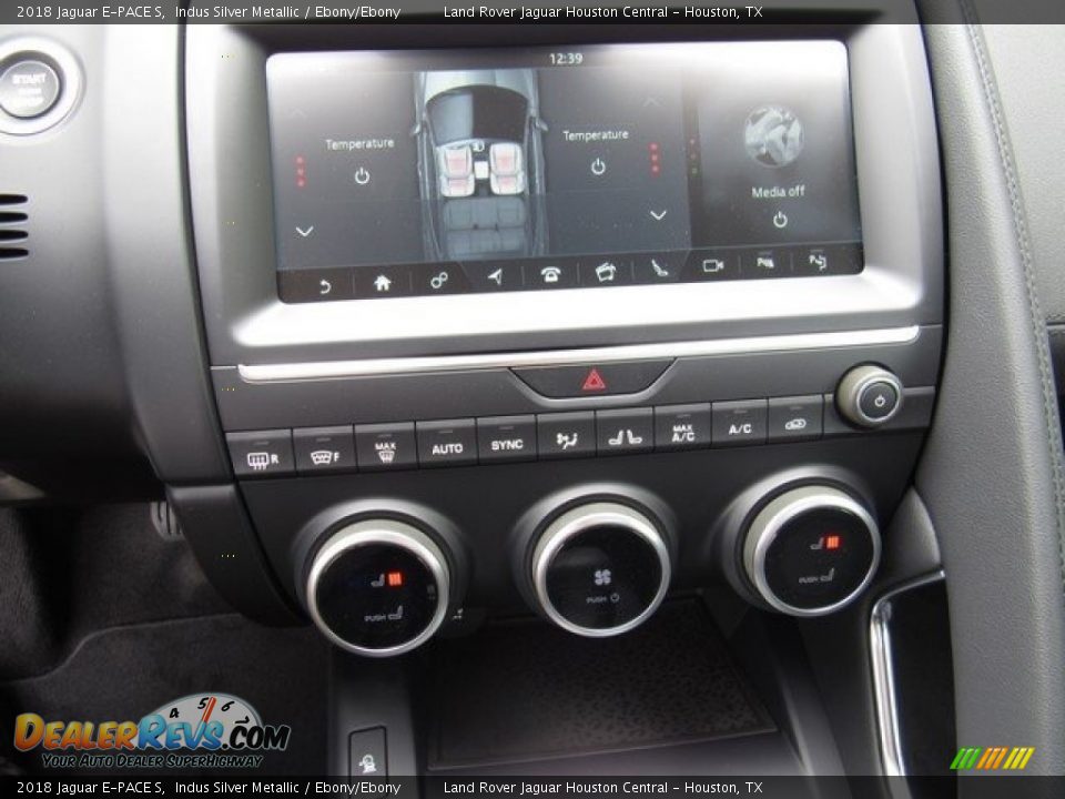 2018 Jaguar E-PACE S Indus Silver Metallic / Ebony/Ebony Photo #35