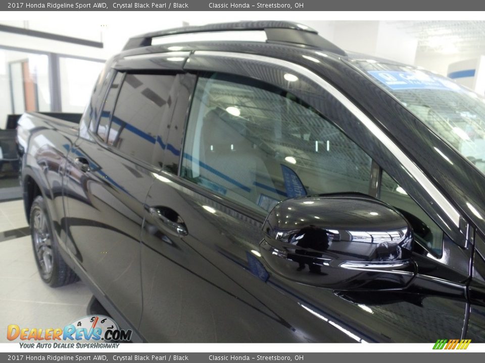 2017 Honda Ridgeline Sport AWD Crystal Black Pearl / Black Photo #11
