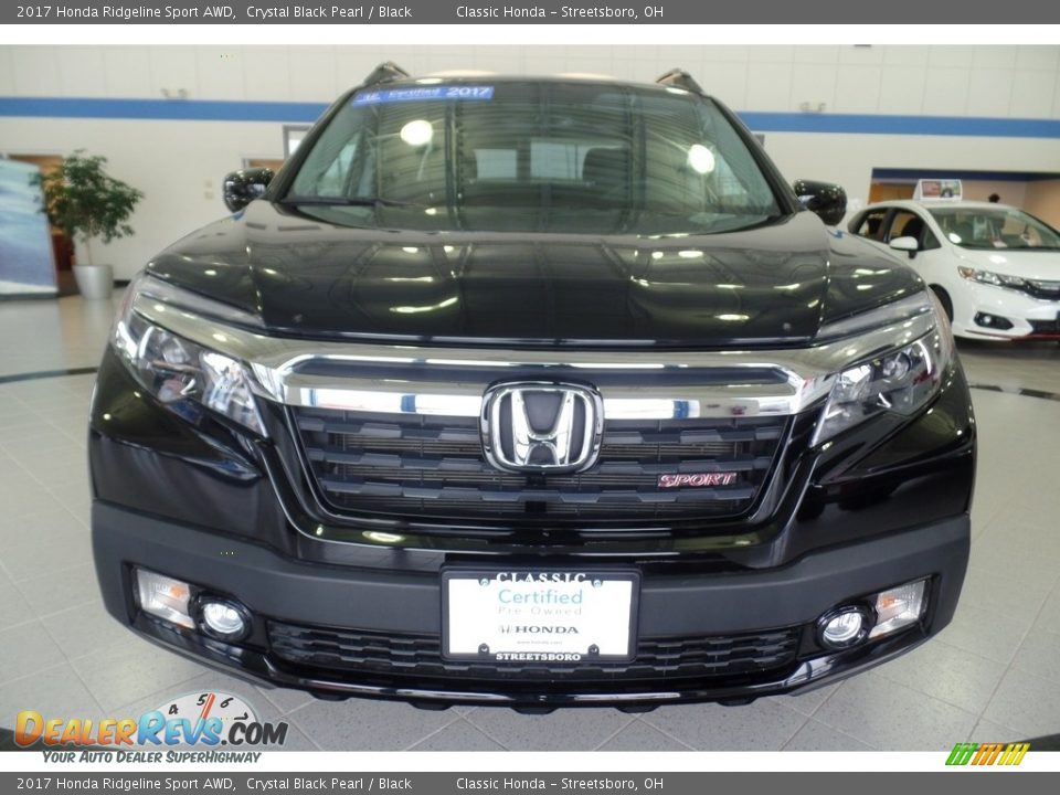 2017 Honda Ridgeline Sport AWD Crystal Black Pearl / Black Photo #13