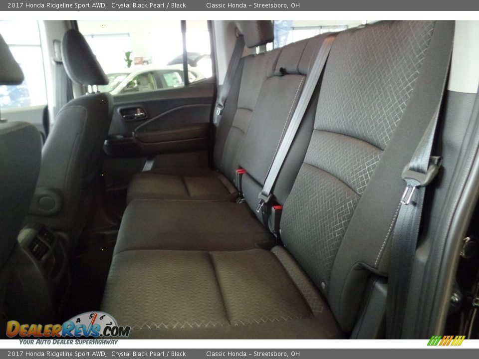 2017 Honda Ridgeline Sport AWD Crystal Black Pearl / Black Photo #17