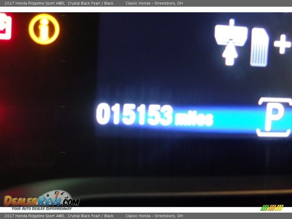 2017 Honda Ridgeline Sport AWD Crystal Black Pearl / Black Photo #28