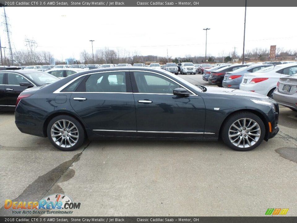 2018 Cadillac CT6 3.6 AWD Sedan Stone Gray Metallic / Jet Black Photo #2