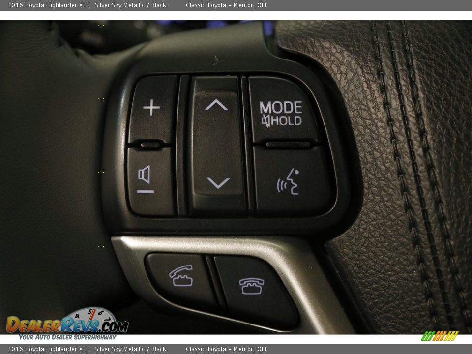 2016 Toyota Highlander XLE Silver Sky Metallic / Black Photo #8
