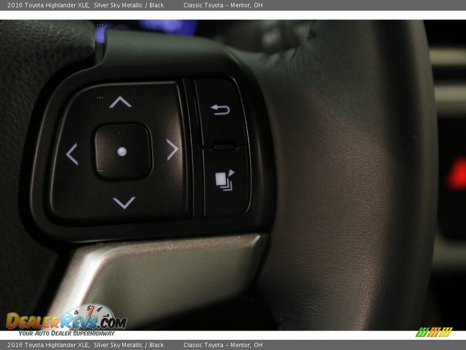 2016 Toyota Highlander XLE Silver Sky Metallic / Black Photo #10
