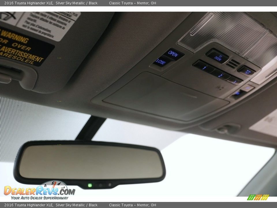2016 Toyota Highlander XLE Silver Sky Metallic / Black Photo #13