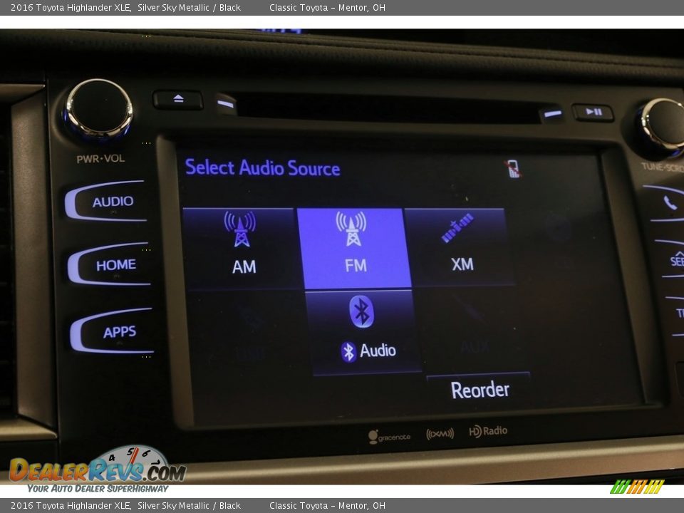 2016 Toyota Highlander XLE Silver Sky Metallic / Black Photo #19