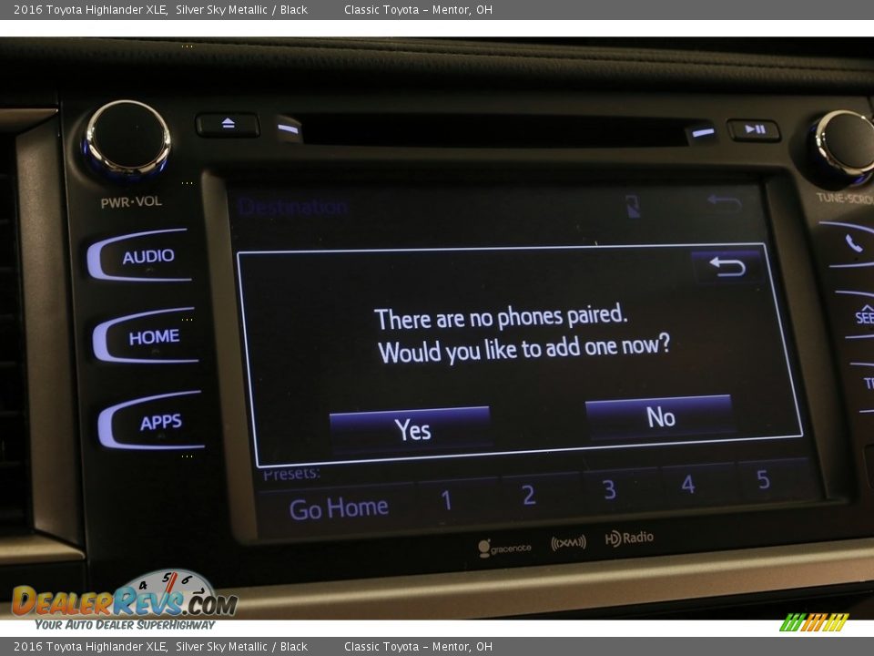 2016 Toyota Highlander XLE Silver Sky Metallic / Black Photo #21