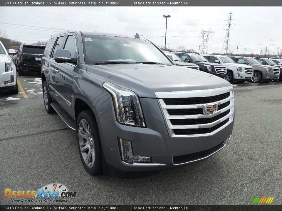 2018 Cadillac Escalade Luxury 4WD Satin Steel Metallic / Jet Black Photo #1