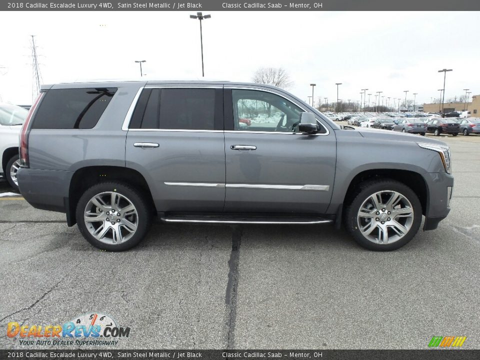 Satin Steel Metallic 2018 Cadillac Escalade Luxury 4WD Photo #2
