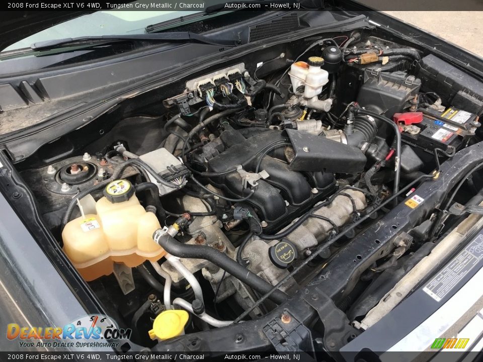 2008 Ford Escape XLT V6 4WD Tungsten Grey Metallic / Charcoal Photo #21