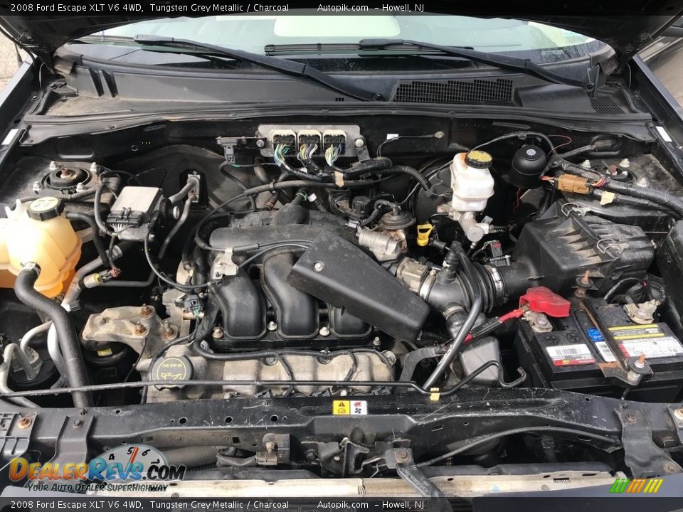 2008 Ford Escape XLT V6 4WD Tungsten Grey Metallic / Charcoal Photo #23