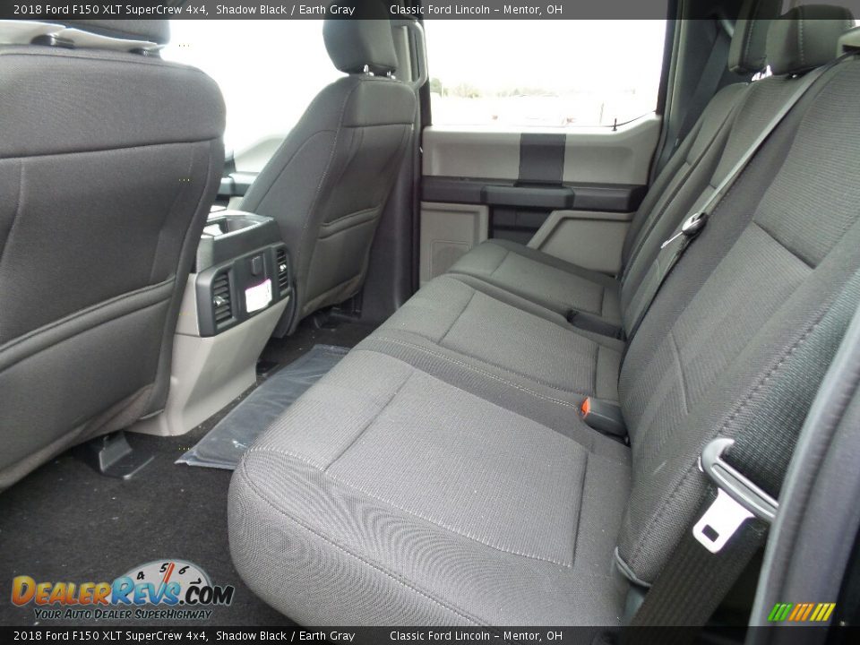 2018 Ford F150 XLT SuperCrew 4x4 Shadow Black / Earth Gray Photo #4