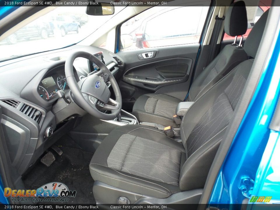 2018 Ford EcoSport SE 4WD Blue Candy / Ebony Black Photo #3