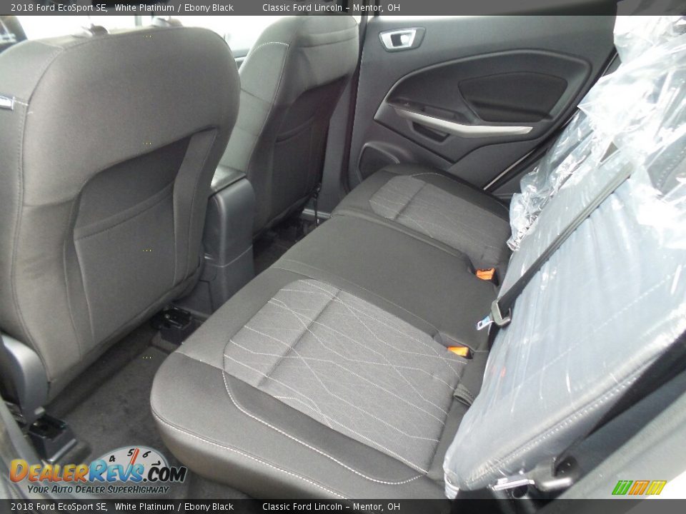 2018 Ford EcoSport SE White Platinum / Ebony Black Photo #4