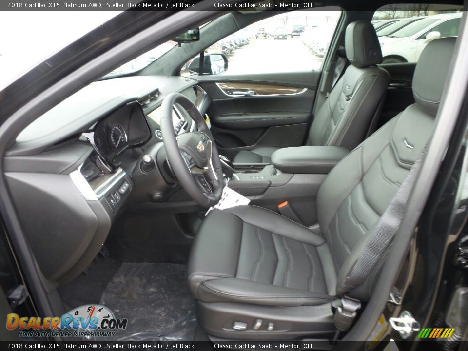 Jet Black Interior - 2018 Cadillac XT5 Platinum AWD Photo #3