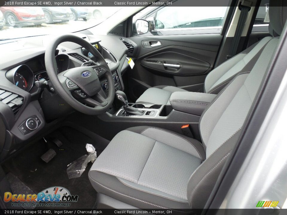 2018 Ford Escape SE 4WD Ingot Silver / Charcoal Black Photo #3
